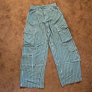 Urban Outfitters Linen Cargo Pant NWT